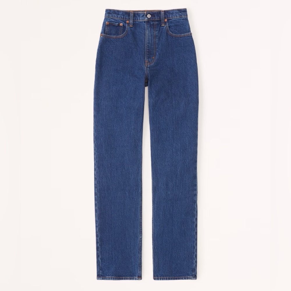 New Abercrombie Ultra High Rise 90s Straight Jeans